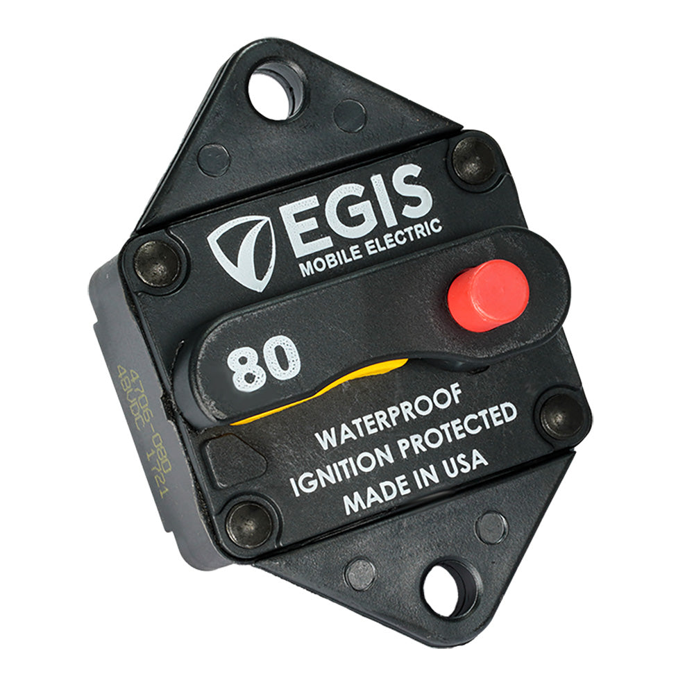 Egis 80A Circuit Breaker - 85 Series - Panel Mount [4706-080] Egis Mobile Electric