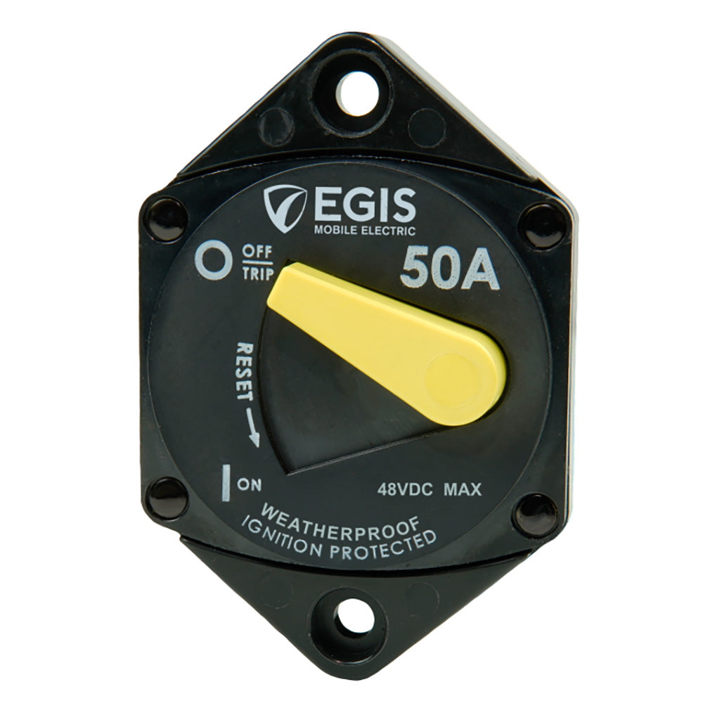 Egis 50A Circuit Breaker - 87 Series - Panel Mount [4707-050] Egis Mobile Electric