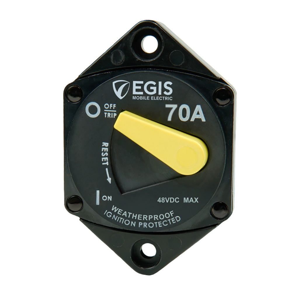 Egis 70A Circuit Breaker - 87 Series - Panel Mount [4707-070] Egis Mobile Electric