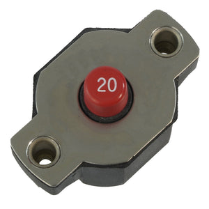 Egis 20A Push Button Circuit Breaker - Reset Only [4712-20] Egis Mobile Electric