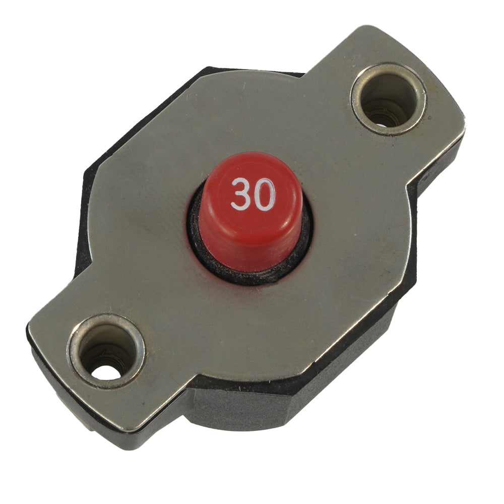Egis 30A Push Button Circuit Breaker - Reset Only [4712-30] Egis Mobile Electric
