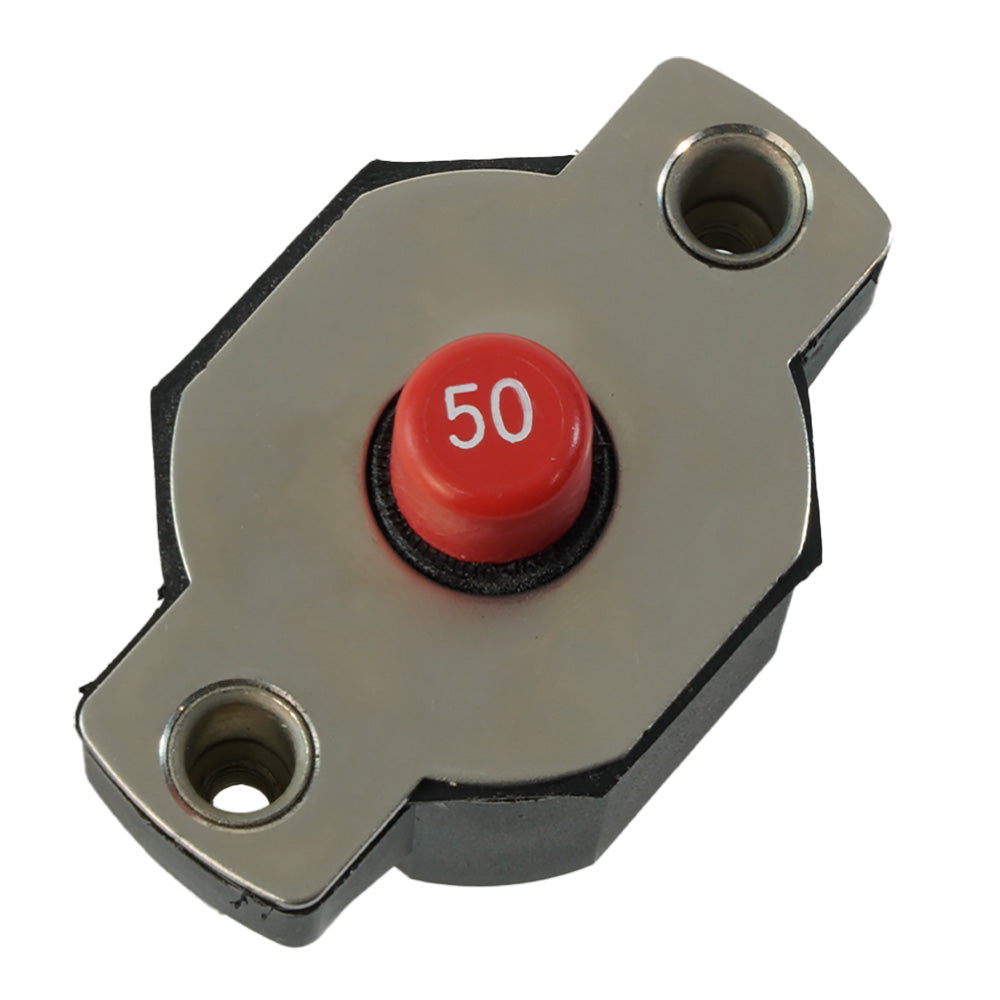 Egis 50A Push Button Circuit Breaker - Reset Only [4712-50] Egis Mobile Electric