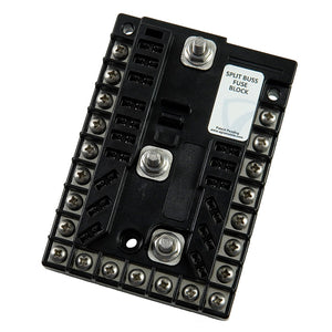 Egis Split Buss Fuse Block 13 Circuit + Ground 200A [8033] Egis Mobile Electric