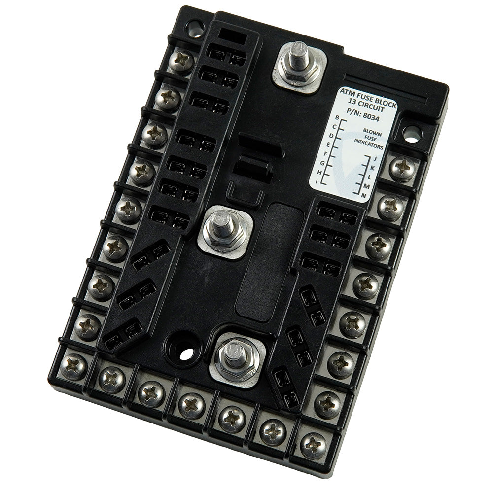 Egis Fuse Block 13 Circuit + Ground 200A PDM-14 [8034] Egis Mobile Electric