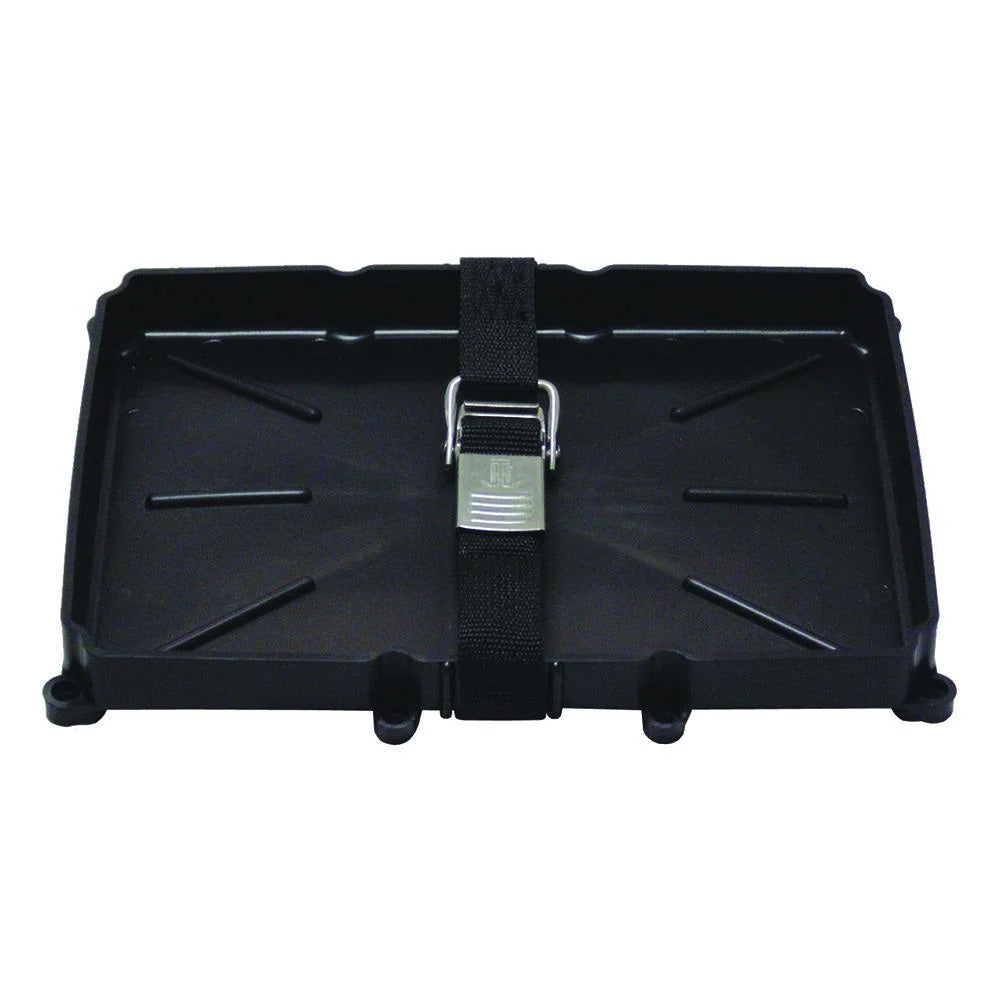 T-H Marine 24 Series Battery Holder Tray w/Stainless Buckled Strap [NBH-24-SSC-DP] T-H Marine Supplies