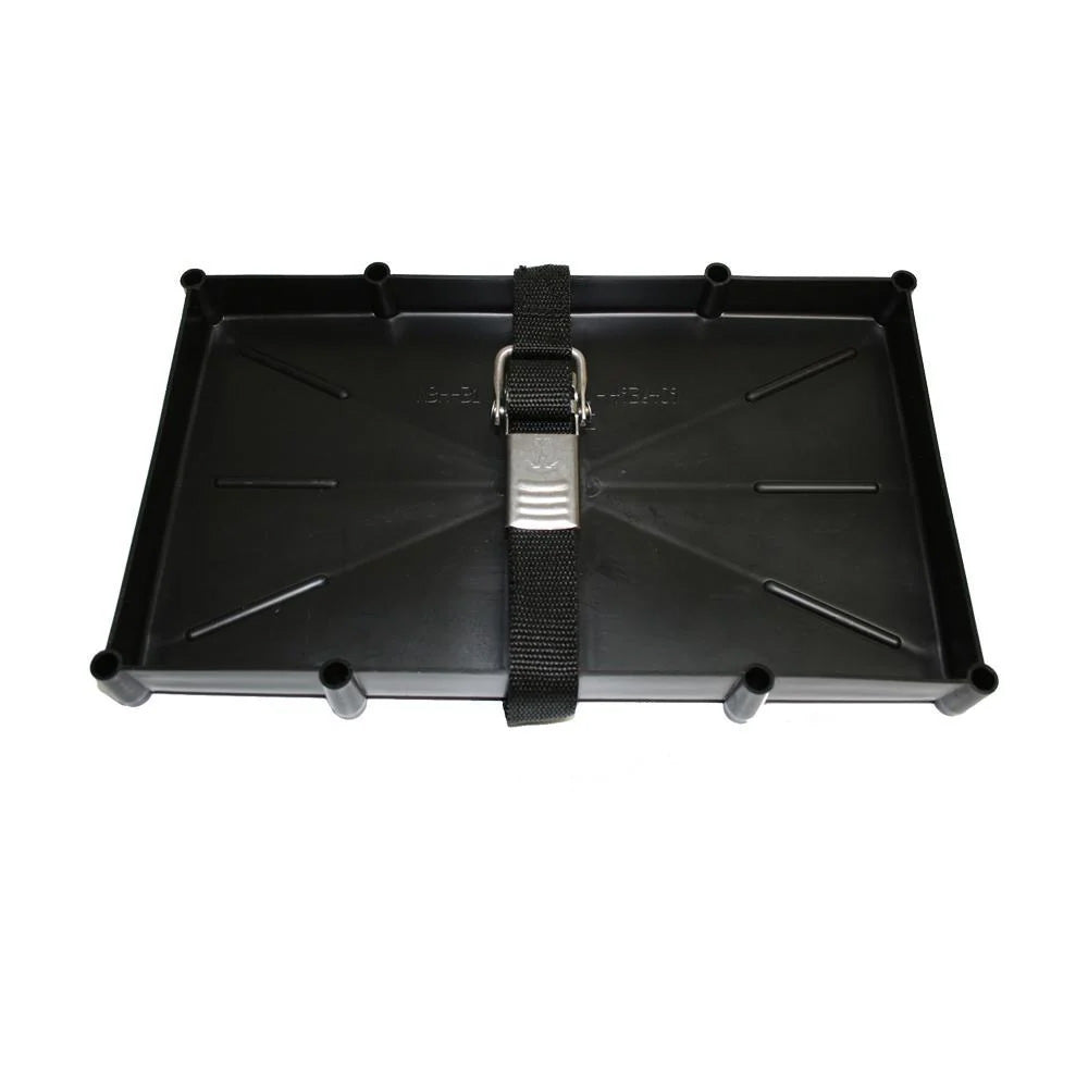 T-H Marine 31 Series Battery Holder Tray w/Stainless Buckled Strap [NBH-31-SSC-DP] T-H Marine Supplies