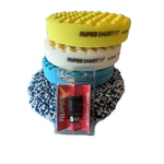 RUPES Double Sided Pad Kit - Blue, Yellow, White, Wool, 5/8" Connector [9.DSPKIT] RUPES