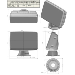 NavPod PowerPod Pre-Cut f/Garmin GPSMAP 9013/9013xsv/9213/9213xsv [PP5200-22] NavPod