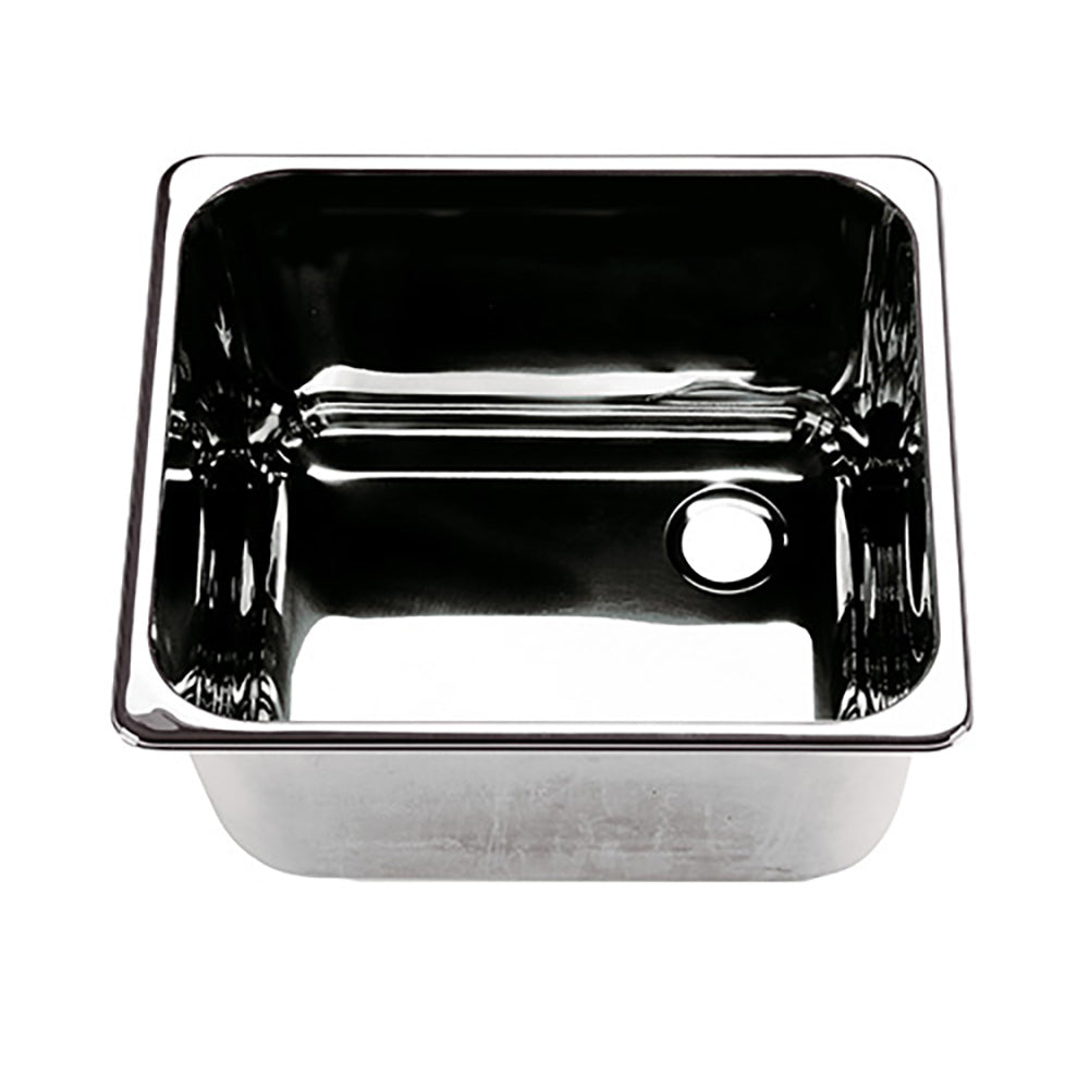 Scandvik Rectangular Sink Stainless Steel - Right Side Drain [10224] Scandvik