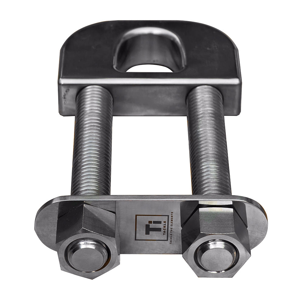 Ti-Tackle Titanium Bow D Ring - 4" Long Stud [TT-BOW-DRING] Ti-Tackle