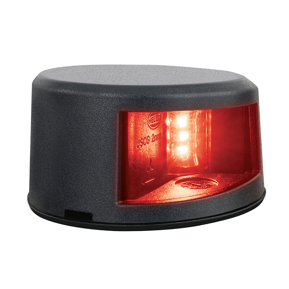 Hella Marine NaviLED Gen II Port Deck Mount Navigation Lamp - Black [017910001] Hella Marine