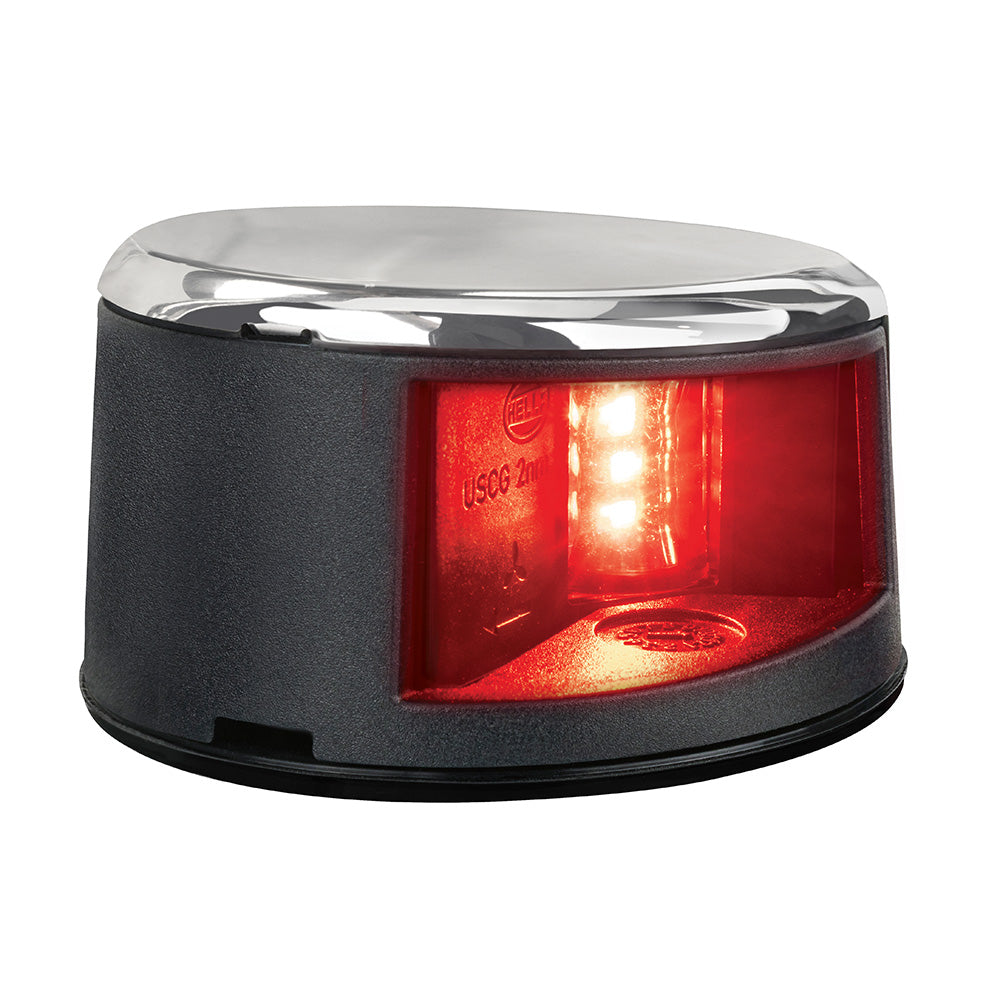 Hella Marine NaviLED Gen II Port Deck Mount Navigation Lamp - Stainless Steel [017910011] Hella Marine