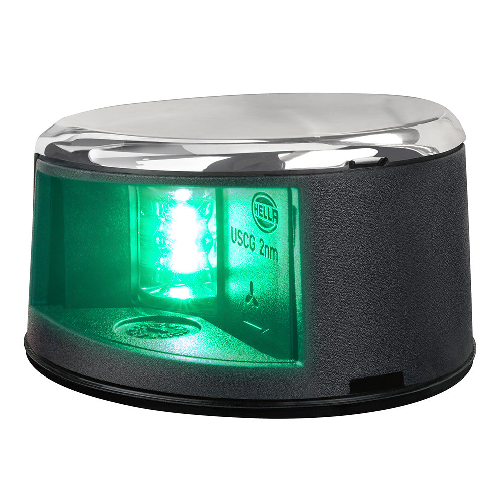 Hella Marine NaviLED Gen II Starboard Deck Mount Navigation Lamp - Stainless Steel [017910311] Hella Marine