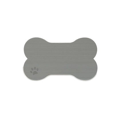 SeaDek Dog Bowl Mat - Storm Grey/Black - Small - 12" x 21" [62713-90837] SeaDek