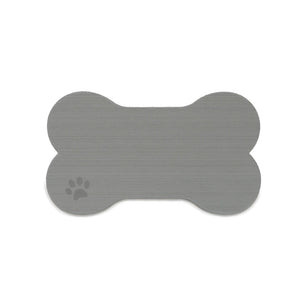 SeaDek Dog Bowl Mat - Storm Grey/Black - Medium - 12.5" x 24" [62714-90837] SeaDek