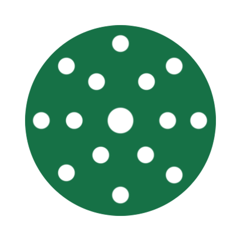 RUPES PROCUT Film Abrasive Discs 150mm (6") - 15 Holes - P220 Grit *Box of 50pcs [9.45FD220] RUPES