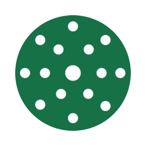 RUPES PROCUT Film Abrasive Discs 150mm (6") - 15 Holes - P80 Grit *Box of 50pcs [9.45FD080] RUPES