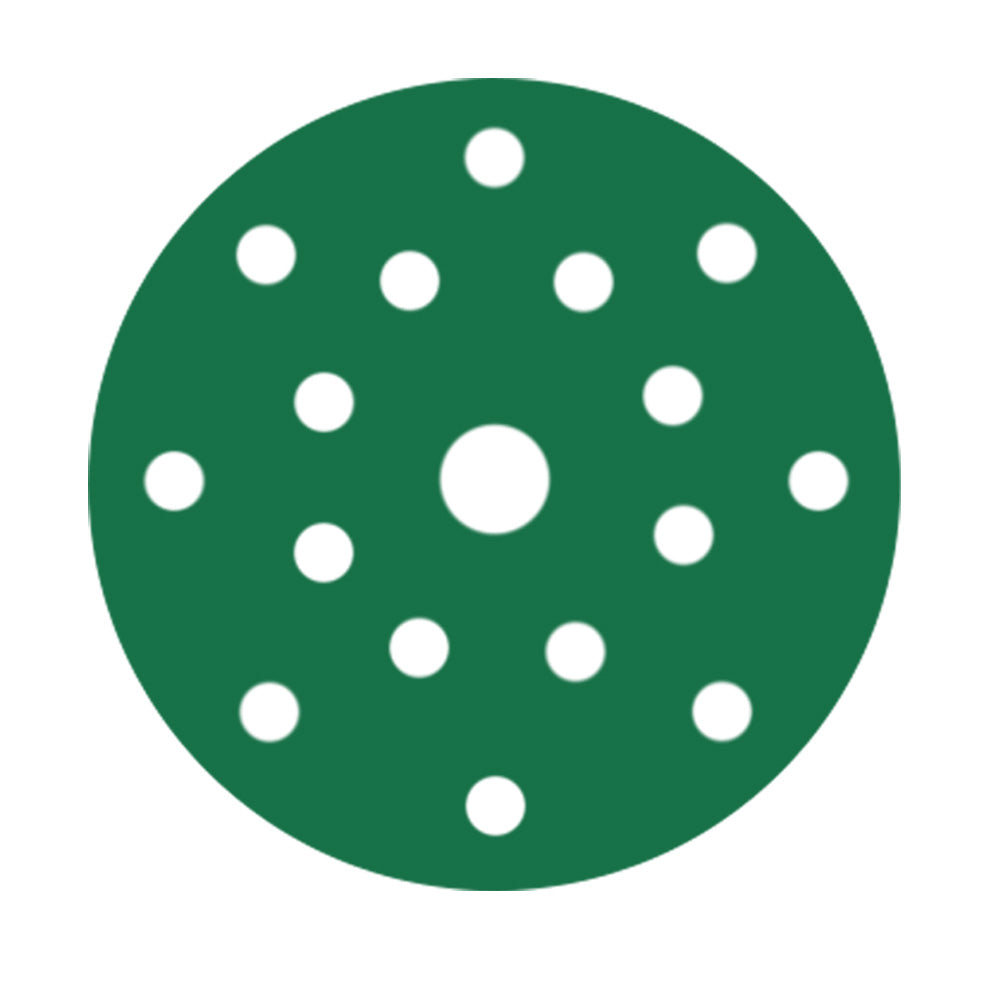 RUPES PROCUT Film Abrasive Discs 125mm (5") - 17 Holes - P320 Grit *Box of 50pcs [9.45FC320] RUPES