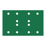 RUPES PROCUT Film Abrasive Sheet 80mm x130mm (3.15" x 5.1") - 12 Holes - P120 Grit *Box of 100pcs [9.45FB120] RUPES