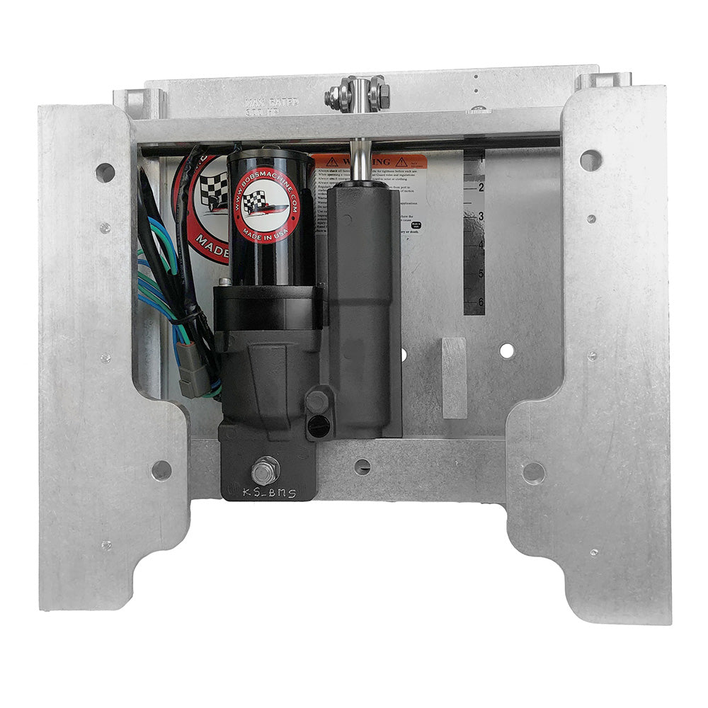 Bob's Machine 8" Setback Action Series Hydraulic Jack Plate - Silver [100-108001-NOPC-NOSPN-NG] Bob's Machine