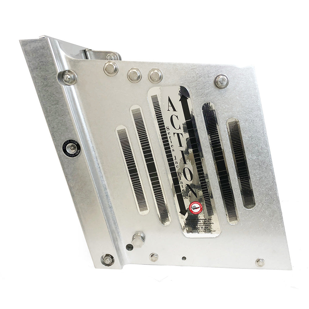 Bob's Machine 2" Setback Action Series Hydraulic Jack Plate - Silver [100-112112-NOPC-NOSPN-NG] Bob's Machine