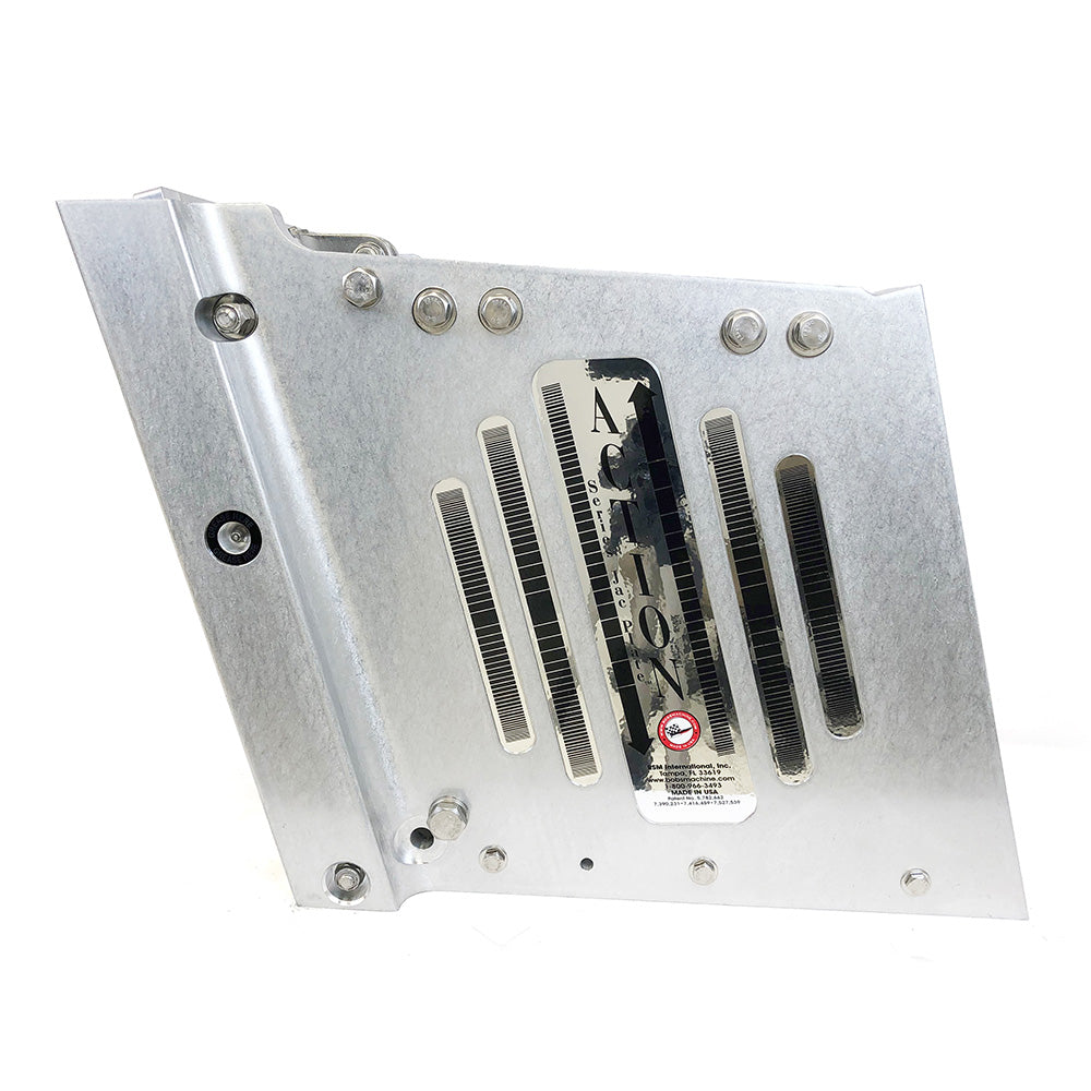 Bob's Machine 14" Setback Action Series Hydraulic Jack Plate - Silver [100-114001-NOPC-NOSPN-NG] Bob's Machine