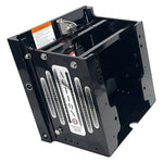Bob's Machine 10" Setback Action Series Hydraulic Jack Plate - Gloss Black [100-111000P-PCGBLK-NOSPN-NG] Bob's Machine
