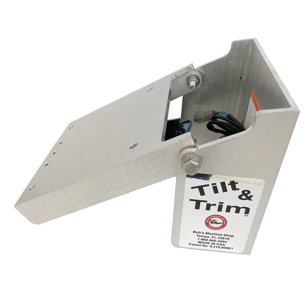 Bob's Machine Action Series Tilt  Trim f/Clamp on Motors - Silver - 30HP [100-701100-NOPC] Bob's Machine