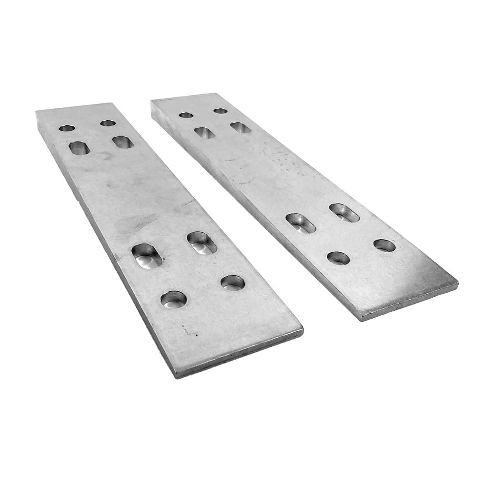 Bob's Machine Reversible Transom Wedges 2 Degrees - Aluminum Finish [319-100001-NOPC] Bob's Machine
