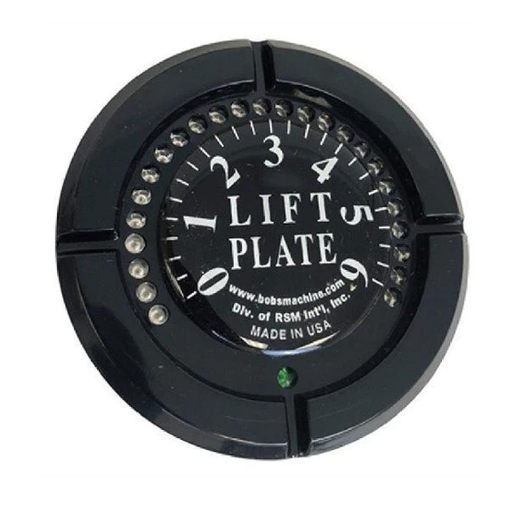 Bob's Machine LED Jack Plate Gauge - Black [110-300000] Bob's Machine