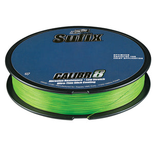 Sufix Calibr8 Braid 300yds 6lb - Neon Lime [694-106L] Sufix