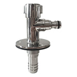 Flushmaster Quarter Turn Quick Connect Water Spigot - 90-Degree [SM-QCWS90] Flushmaster