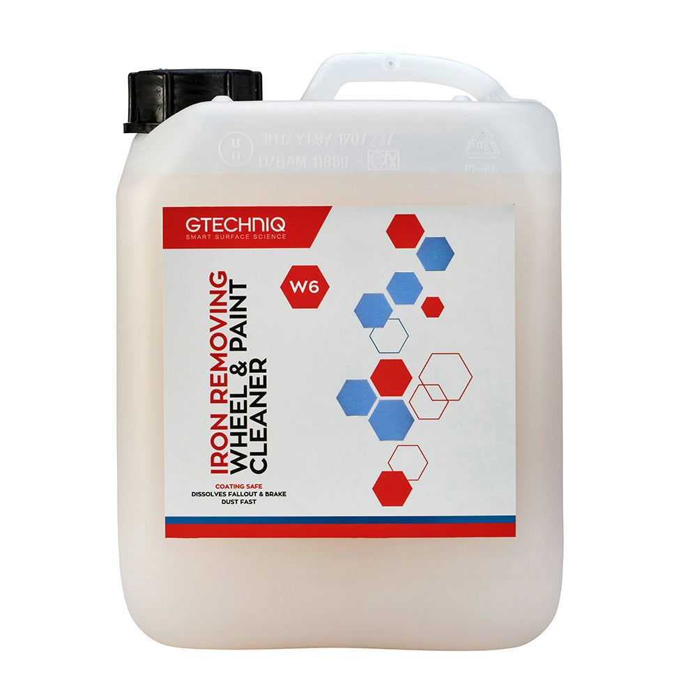 Gtechniq Auto W6 Iron Removing Wheel  Paint Cleaner - 5 Liter [W6 5] Gtechniq Auto