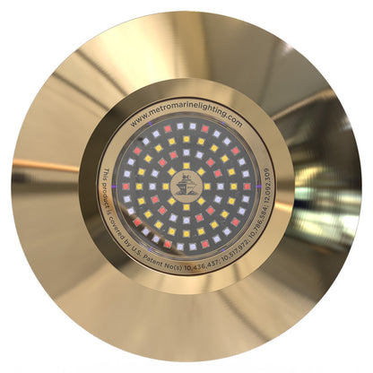 Metro Marine Thru-Hull Full Spectrum RGBW Round Fixture Underwater Light - 120 Degree Beam Angle [F-THR4-FS-120] Metro Marine
