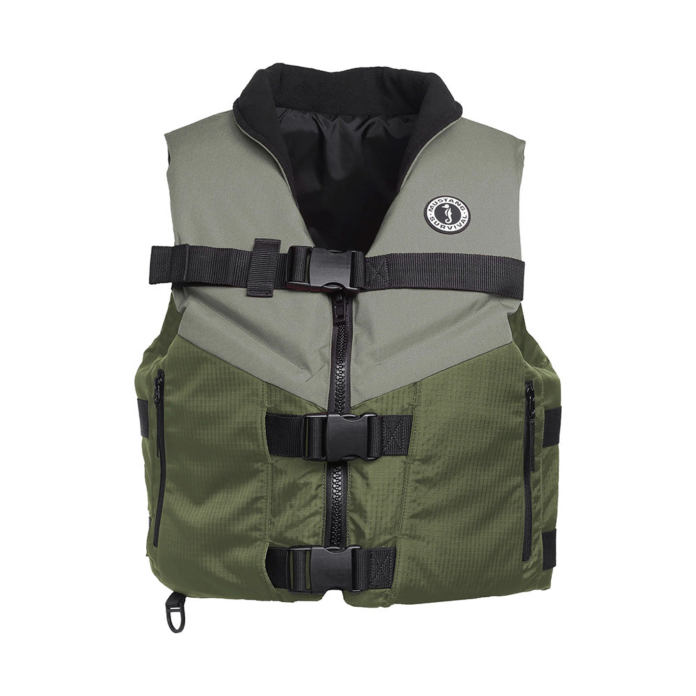 Mustang Accel Foam Vest - Green/Grey - Small [MV4627-833-S] Mustang Survival