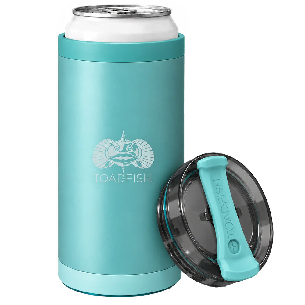 Toadfish SmartGrip 4-in-1 Can Cooler - 12oz - Teal [1416] Toadfish