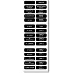 Blue Sea 8067 AC Panel Extended 120 Label Set [8067] Blue Sea Systems