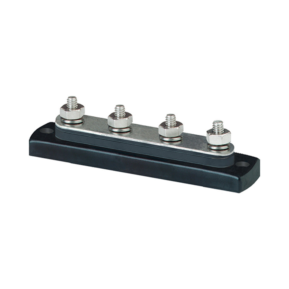 Blue Sea 2305 MiniBus 100 Ampere Common BusBar 4 x 10-32 Stud Terminal [2305] Blue Sea Systems