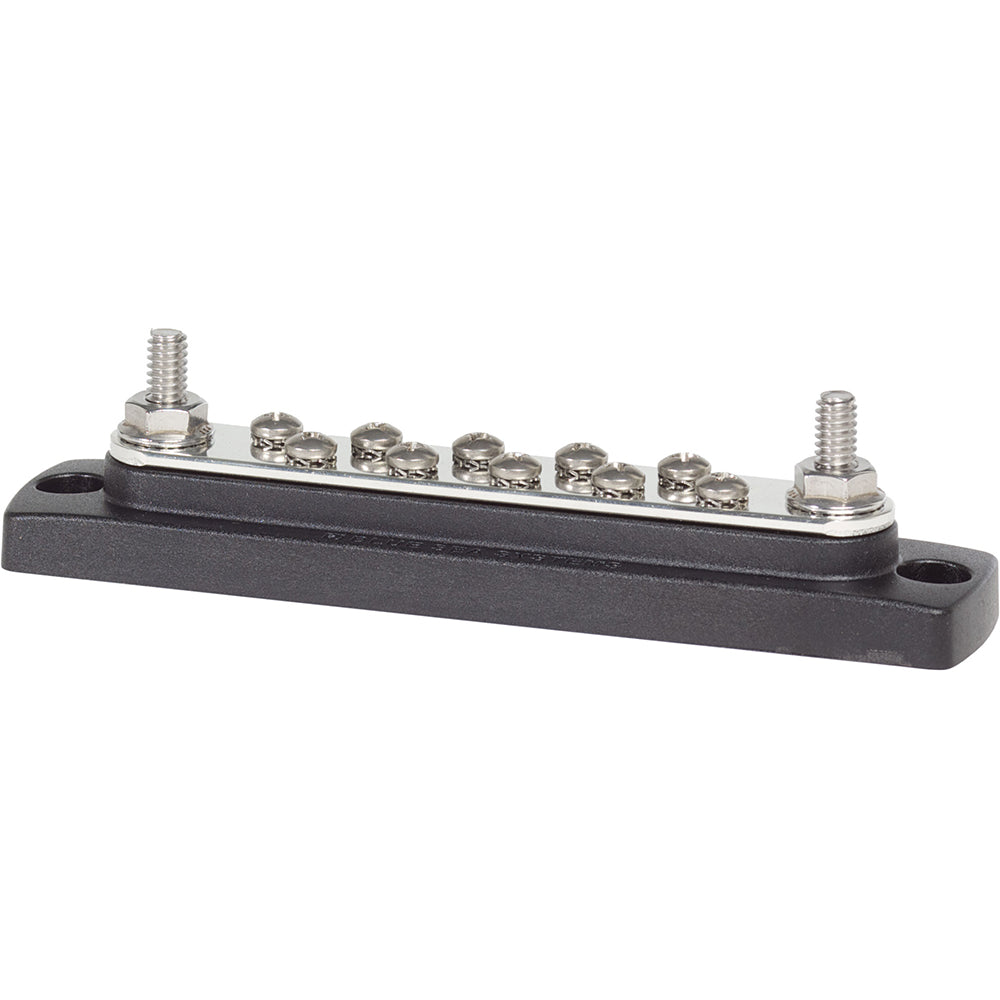 Blue Sea 2301 150AMP Common BusBar 10 x #8-32 Screw Terminal [2301] Blue Sea Systems