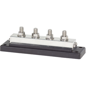Blue Sea 2104 PowerBar 600AMP Cable Connector 4 x 3/8 16 Stud Terminal [2104] Blue Sea Systems