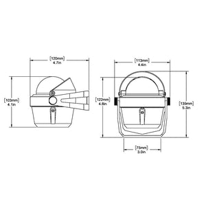 Ritchie B-51W Explorer Compass - Bracket Mount - White [B-51W] Ritchie
