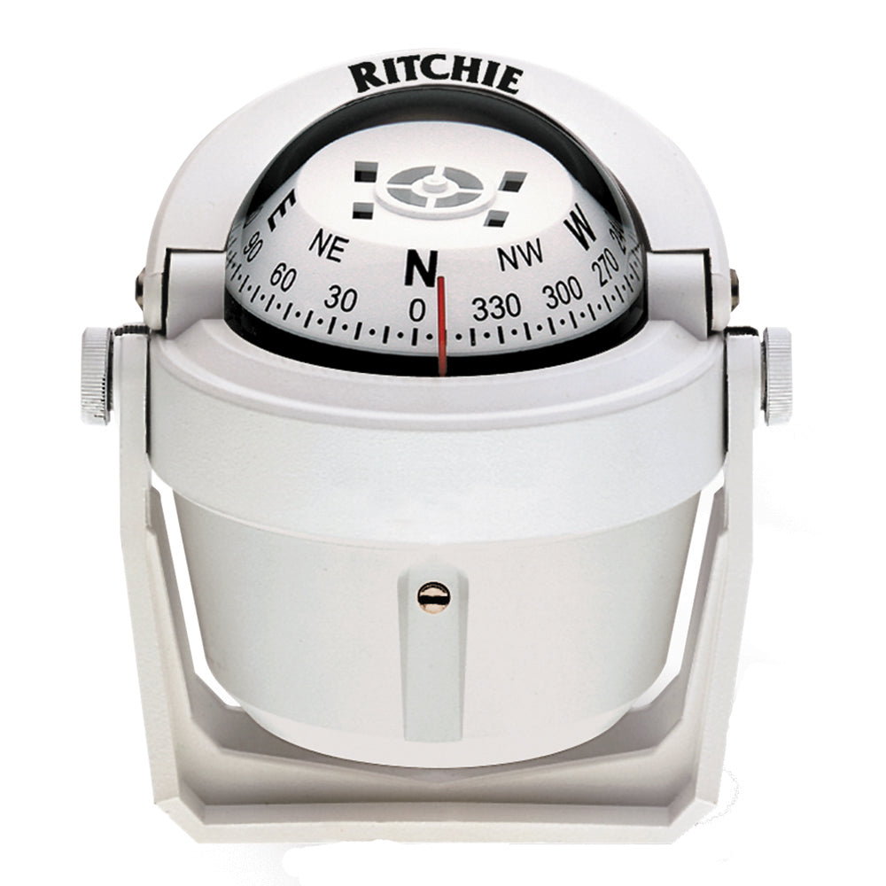 Ritchie B-51W Explorer Compass - Bracket Mount - White [B-51W] Ritchie