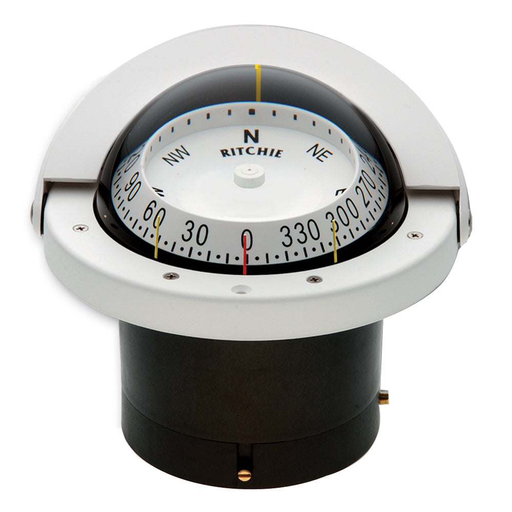 Ritchie FNW-203 Navigator Compass - Flush Mount - White [FNW-203] Ritchie