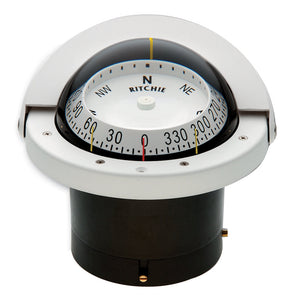 Ritchie FNW-203 Navigator Compass - Flush Mount - White [FNW-203] Ritchie