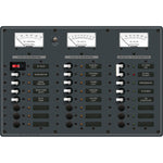 Blue Sea 8084 AC Main +6 Positions/DC Main +15 Positions Toggle Circuit Breaker Panel - White Switches [8084] Blue Sea Systems