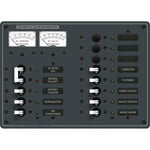Blue Sea 8076 AC Main +11 Positions Toggle Circuit Breaker Panel - White Switches [8076] Blue Sea Systems