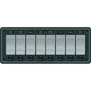 Blue Sea 8261 Waterproof Panel 8 Position - Slate Grey [8261] Blue Sea Systems