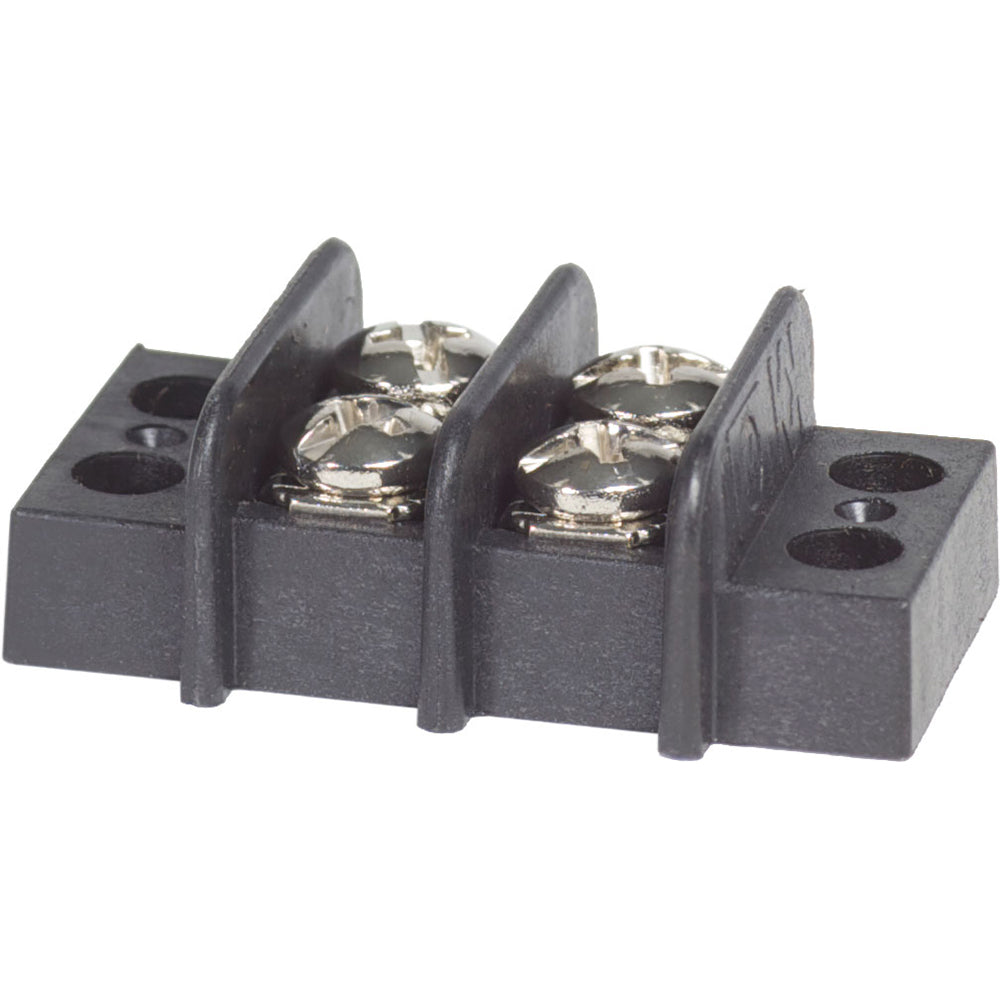 Blue Sea 2402 Terminal Black 20AMP - 2 Circuit [2402] Blue Sea Systems