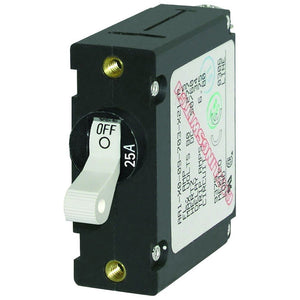 Blue Sea 7218 AC/DC Single Pole Magnetic World Circuit Breaker - 25AMP [7218] Blue Sea Systems