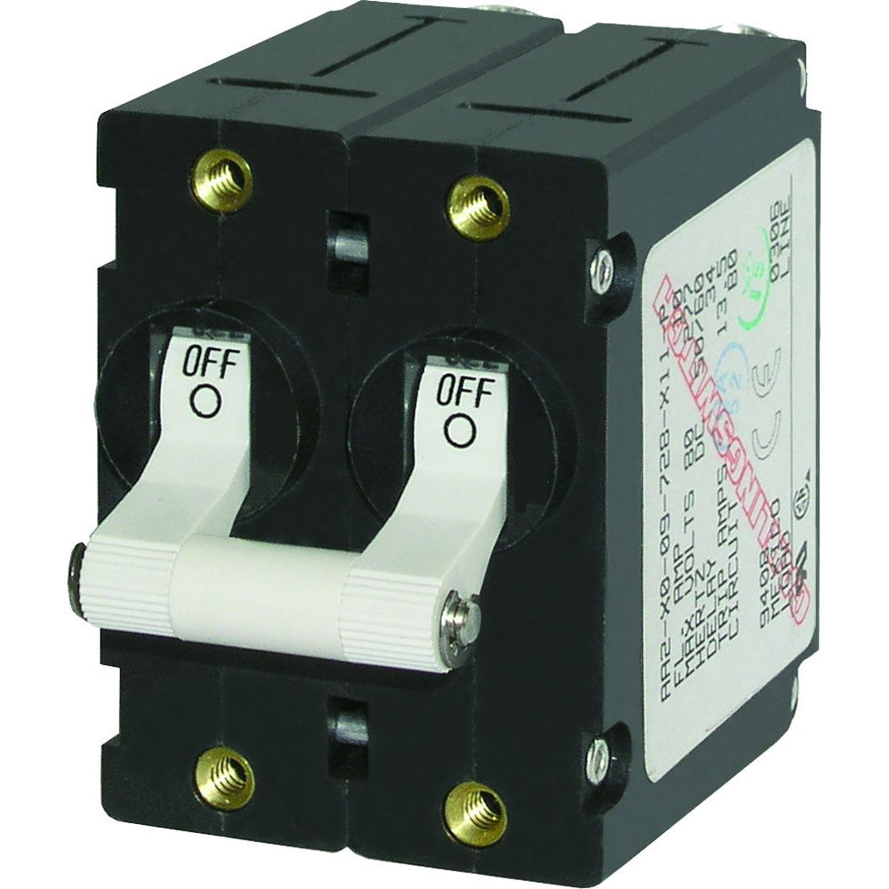 Blue Sea 7238 A-Series Double Pole Toggle - 30AMP - White [7238] Blue Sea Systems